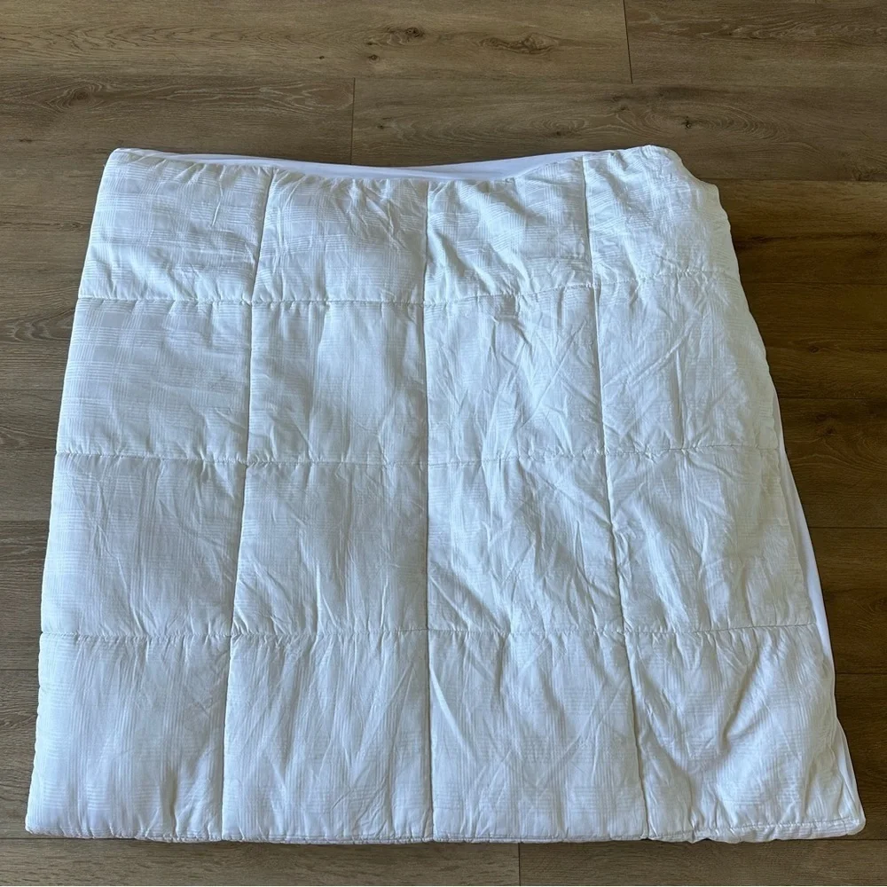 LAUREN Ralph Lauren King Mattress Cover Sz King White Cotton